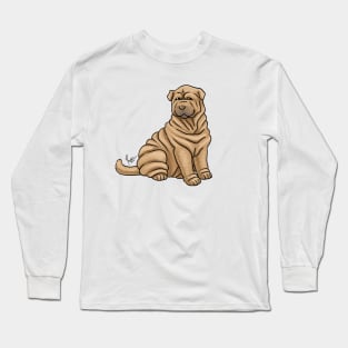 Dog - Shar-Pei - Fawn Long Sleeve T-Shirt